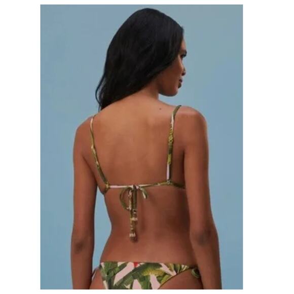 FARM Rio Banana Leaves Bikini Top Size XS - Picture 9 of 9